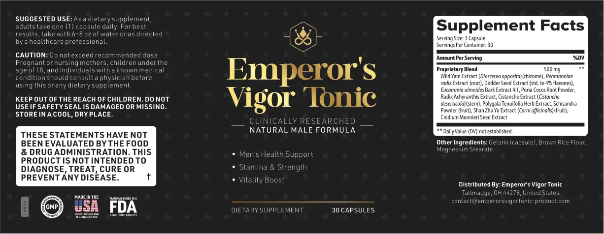 Emperor’s Vigor Tonic 6 bottle Buy 